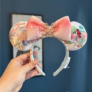 Minnie Mouse Paris Ears Disney parks Headband
